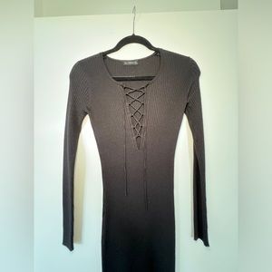 Zara knit maxi dress size small